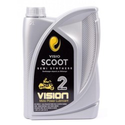 Huile moteur scooter 2 temps semi-synthèse 2 Litres