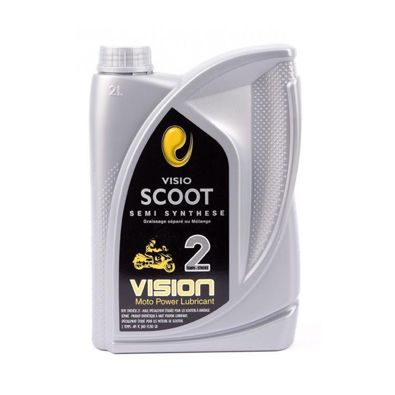 Huile moteur scooter 2 temps semi-synthèse 2 Litres Huile moteur scooter 2 temps semi-synthèse 2 Litres