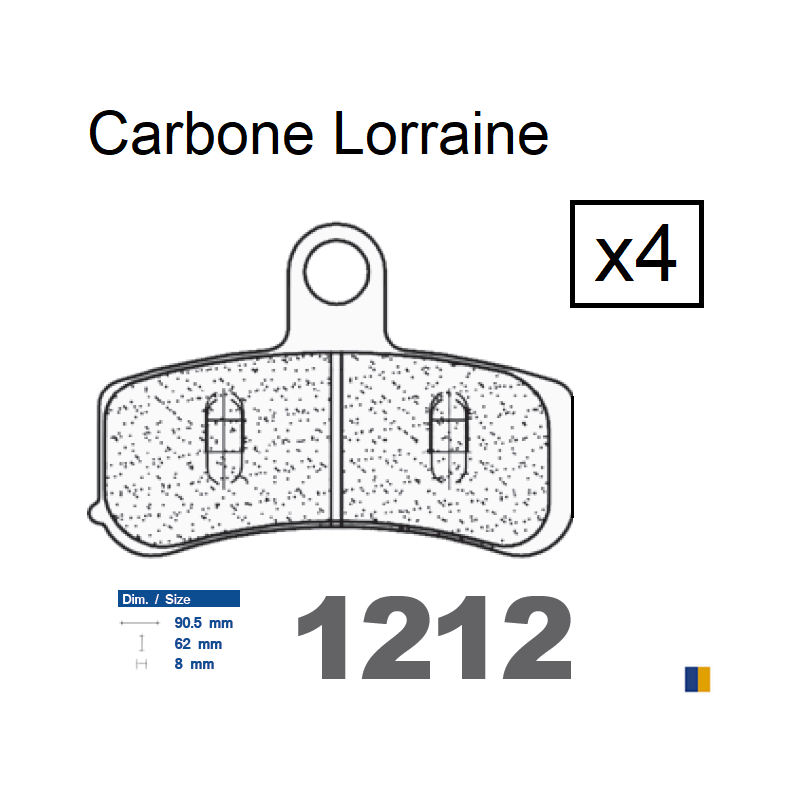 Plaquettes CL de frein avant Harley Davidson 1690 Dyna Low Rider FXDL 2014-2017 Plaquettes CL de frein avant Harley Davidson 1690 Dyna Low Rider FXDL 2014-2017