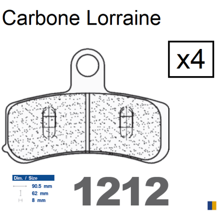 CL front brake pads Harley Davidson 1690 Dyna Low Rider FXDL 2014-2017
