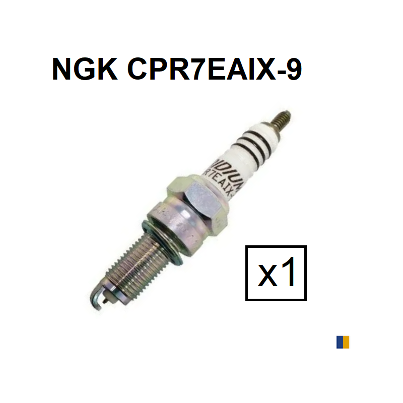 Bougie d'allumage NGK iridium type CPR7EAIX-9 (9198)