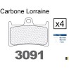 Carbone Lorraine front brake pads - Yamaha XP 500 T-Max 2008-2012 Carbone Lorraine front brake pads - Yamaha XP 500 T-Max 2008-2012