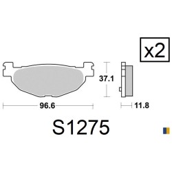 Brake pads Kyoto semi-metal type S1275