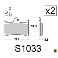 Brake pads Kyoto type S1033