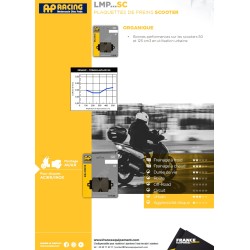 AP-Racing bromsbelägg typ LMP1103SC scooter