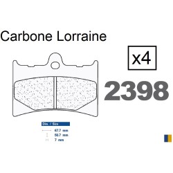 Carbone Lorraine front brake pads - Moto Guzzi 1000 Quota 1992-1997