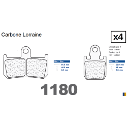Carbone Lorraine racing brake pads - Yamaha YZF-R1 2007-2014