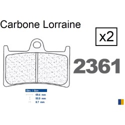 Brake pads Carbone Lorraine type 2361 XBK5