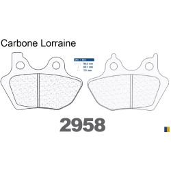 Plaquettes de frein Carbone Lorraine type 2958 RX3