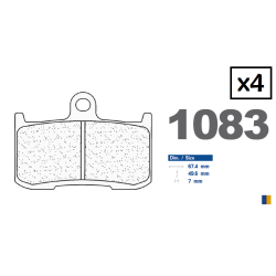 Carbone Lorraine racing front brake pads - Triumph 675 Daytona 2006-2008