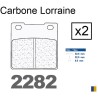 Carbone Lorraine front brake pads - Suzuki RG 250 Gamma WD 1983-1984