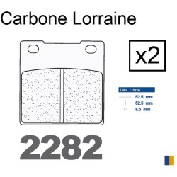 Carbone Lorraine front brake pads - Suzuki 550 GS 1983-1986