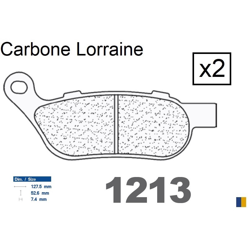Plaquettes CL de frein arrière - Harley Davidson 1690 Breakout 2013-2017 Plaquettes CL de frein arrière - Harley Davidson 1690 Breakout 2013-2017
