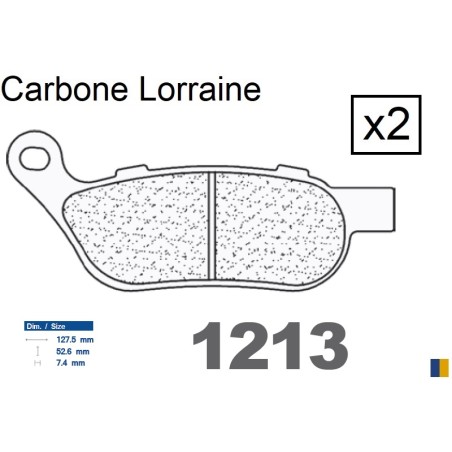 Plaquettes CL de frein arrière - Harley Davidson 1690 Breakout 2013-2017
