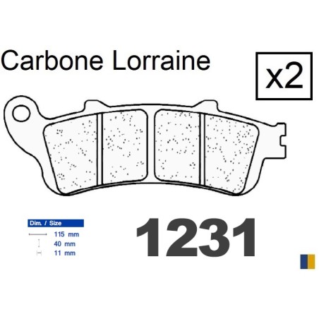 Plaquettes CL de frein arrière - Honda 1800 Goldwing 2001-2020