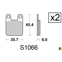 Brake pads Kyoto semi-metal type S1066