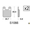 Brake pads Kyoto semi-metal type S1066