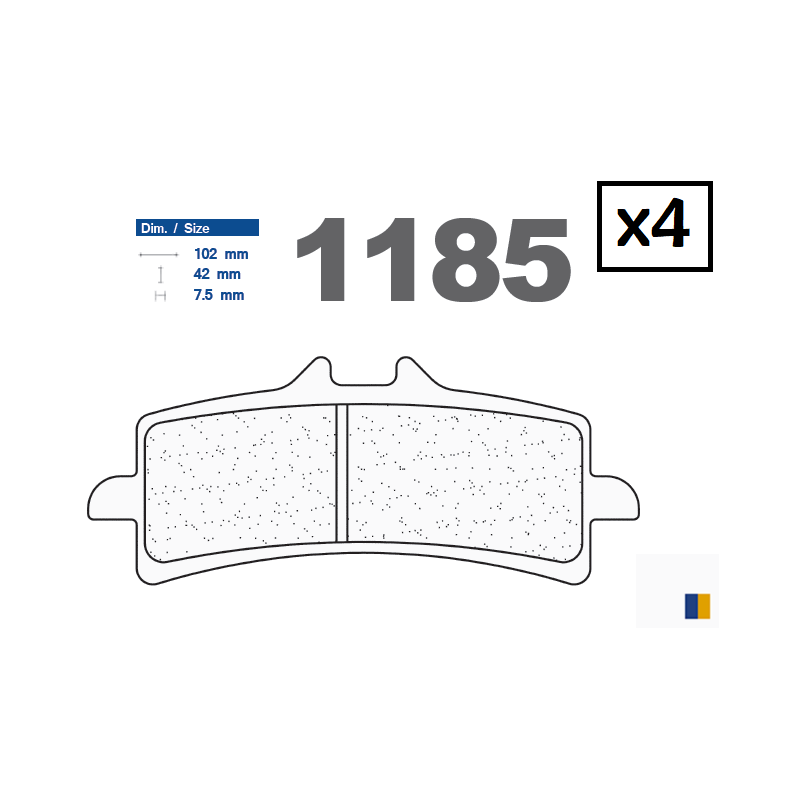 Carbone Lorraine racing front brake pads - Aprilia 1000 RSV4 2009-2013 Carbone Lorraine racing front brake pads - Aprilia 1000 RSV4 2009-2013