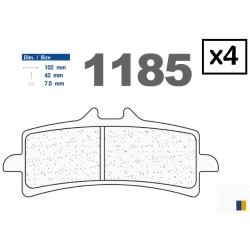 Carbone Lorraine racing front brake pads - Aprilia RSV4 1000 R 2010
