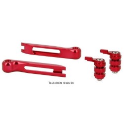 Jeu d'embout et molettes rouges pour leviers articulés Sifam