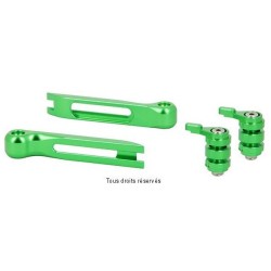 Jeu d'embout et molettes verts pour leviers articulés Sifam