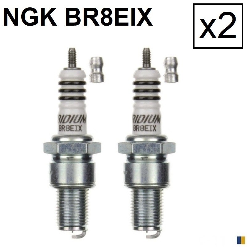 2 bougies NGK iridium BR8EIX - Yamaha YFZ 350 Banshee 1989-2006