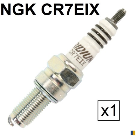 Bougie d'allumage NGK iridium type CR7EIX (7385)