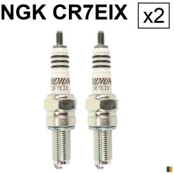 2 bougies NGK iridium CR7EIX - Kawasaki KVF 700 Prairie 2004-2006
