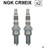 2 bougies NGK CR9EIX - Kawasaki W650 EJ 1999-2006