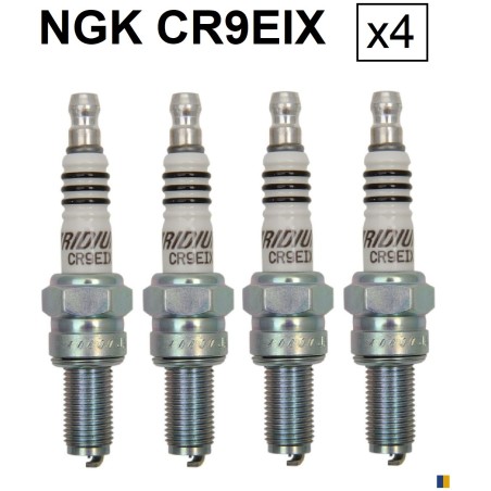 4 bougies NGK CR9EIX - Kawasaki 1100 ZRX 1997-2003