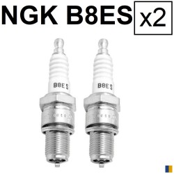 2 bougies NGK B8ES - Yamaha RD 125 DX 1975-1986