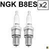 2 bougies NGK B8ES - Yamaha RD 125 DX 1975-1986