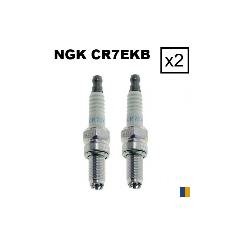 2 bougies NGK CR7EKB - Aprilia SL 750 Shiver GT 2009-2015