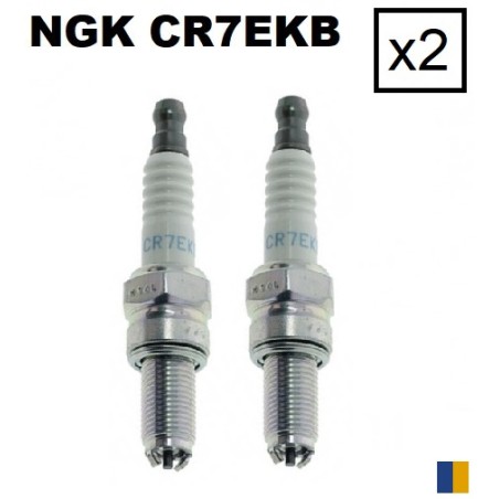 2 bougies NGK CR7EKB - Aprilia SL 750 Shiver GT 2009-2015