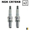 2 bougies NGK CR7EKB - Aprilia SL 750 Shiver GT 2009-2015