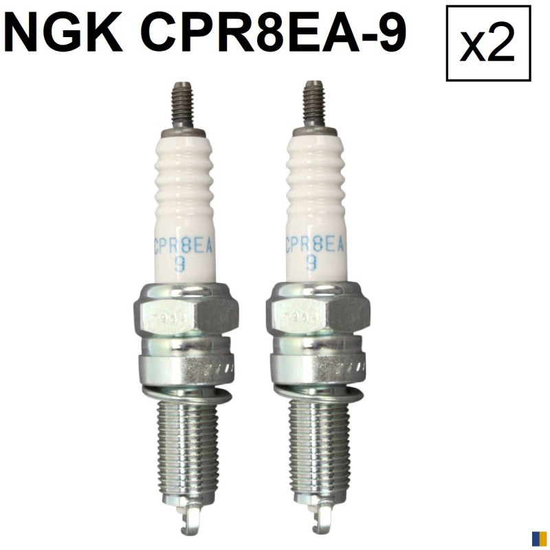 2 bougies NGK CPR8EA-9 - Honda CBR 500 R 2013-2021