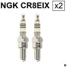 2 bougies NGK iridium CR8EIX - Hyosung GT 125 Comet 2004-2012