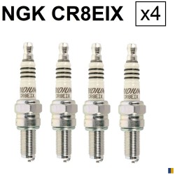 4 bougies NGK iridium CR8EIX - Suzuki GSF 1250 Bandit S/N /ABS 2007-2011