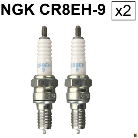 2 bougies NGK CR8EH-9 - Honda CB 500 N/S 1997-2003