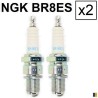 2 bougies NGK BR8ES - Moto Guzzi 750 Breva 1994-2003