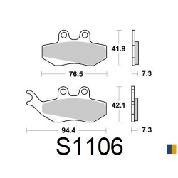 Brake pads Kyoto semi-metal type S1106
