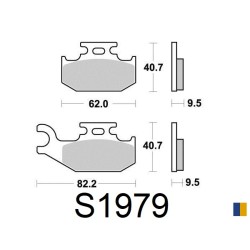 Brake pads Kyoto semi-metal type S1979