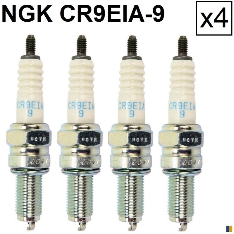 4 bougies NGK CR9EIA-9 - Kawasaki KLZ 1000 Versys 2012-2018 4 bougies NGK CR9EIA-9 - Kawasaki KLZ 1000 Versys 2012-2018