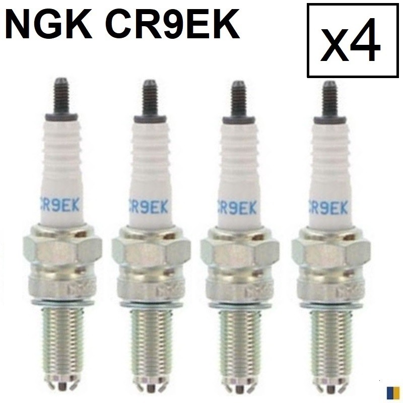 4 bougies NGK CR9EK - Suzuki GSF 600 Bandit S/N 1995-2004