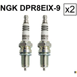 2 bougies NGK iridium DPR8EIX-9 - Honda VT 500 E 1983-1985