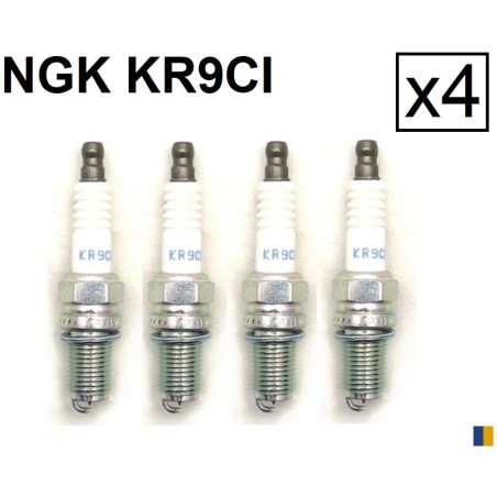 4 bougies NGK iridium type KR9CI - BMW K1300 R 2009-2014