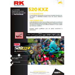 Kit de transmission France Equipement - Suzuki 125 RM 1985 hyper-renforcé