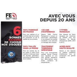 France Equipement front brake kit for MBK YP 125 Skyliner 1996-2010