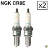 2 bougies NGK CR8E - Cagiva 650 V-Raptor 2001-2007