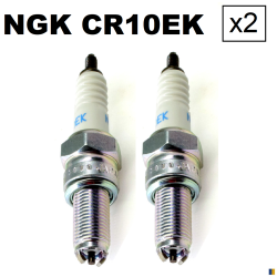 Lot de 2 bougies NGK type CR10EK